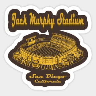 Jack murphy stadium Sticker